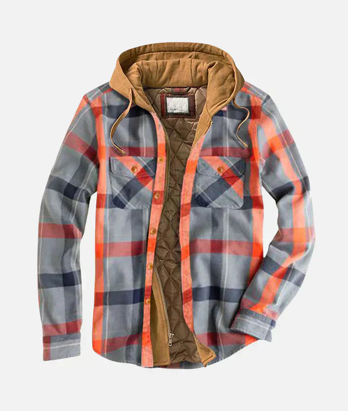 Alain – Checkered Patchwork Jacket