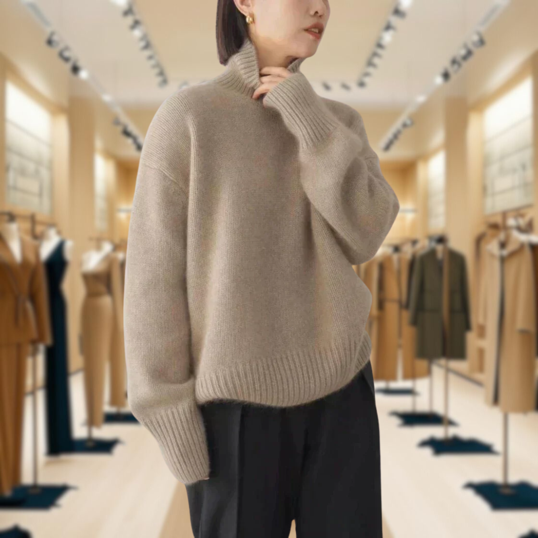 Mirrin – High Collar Sweater