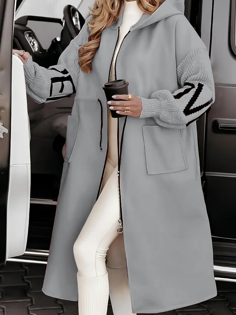 Hailey - Chic Hooded Coatigan