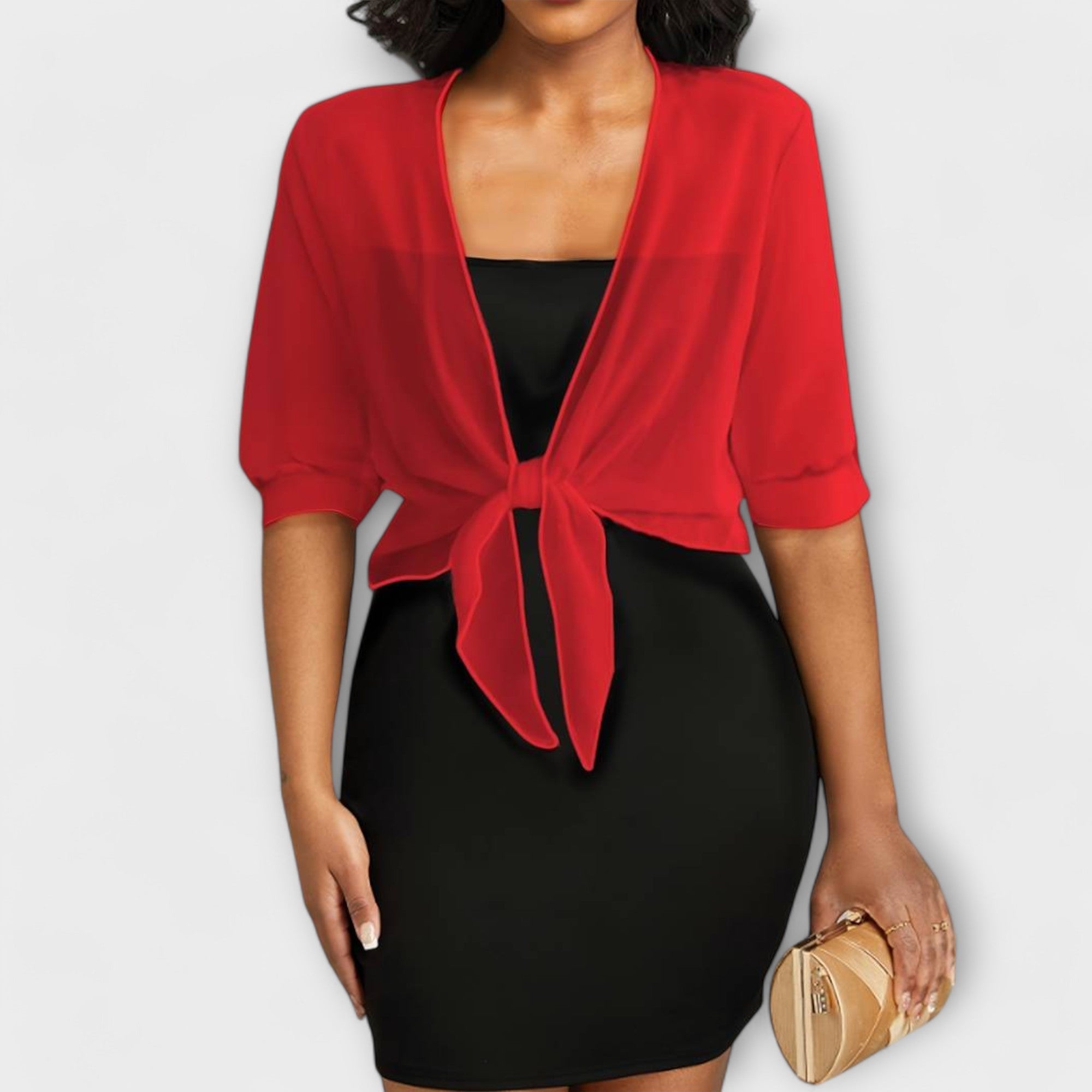 Amelise | Lightweight Open-Neckline Blouse