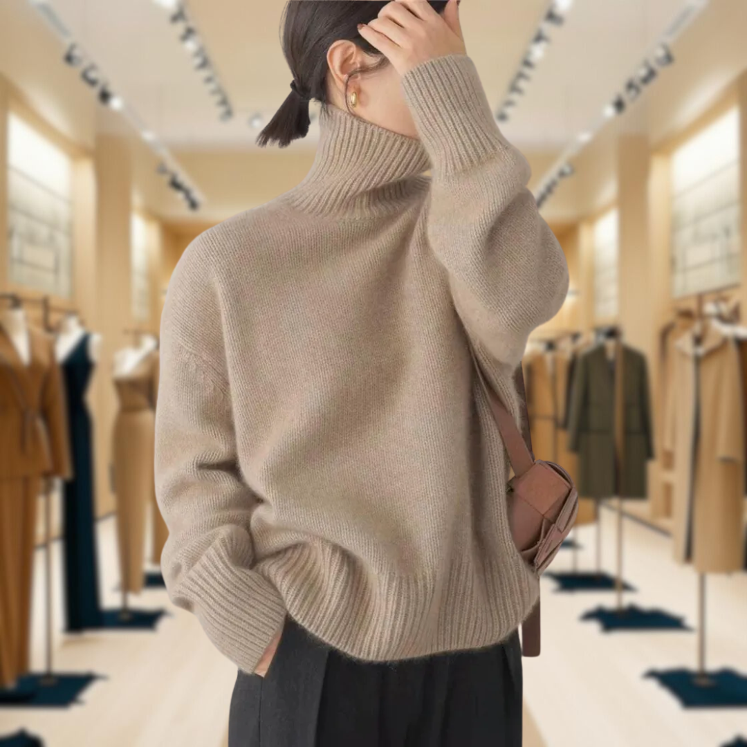 Mirrin – High Collar Sweater