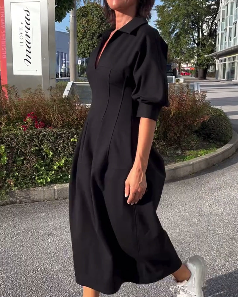 Almira – Elegant Comfort Maxi Dress