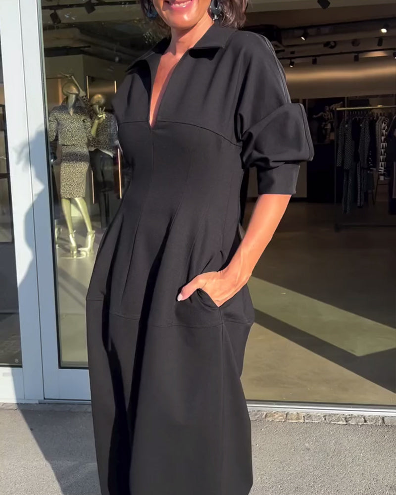 Almira – Elegant Comfort Maxi Dress
