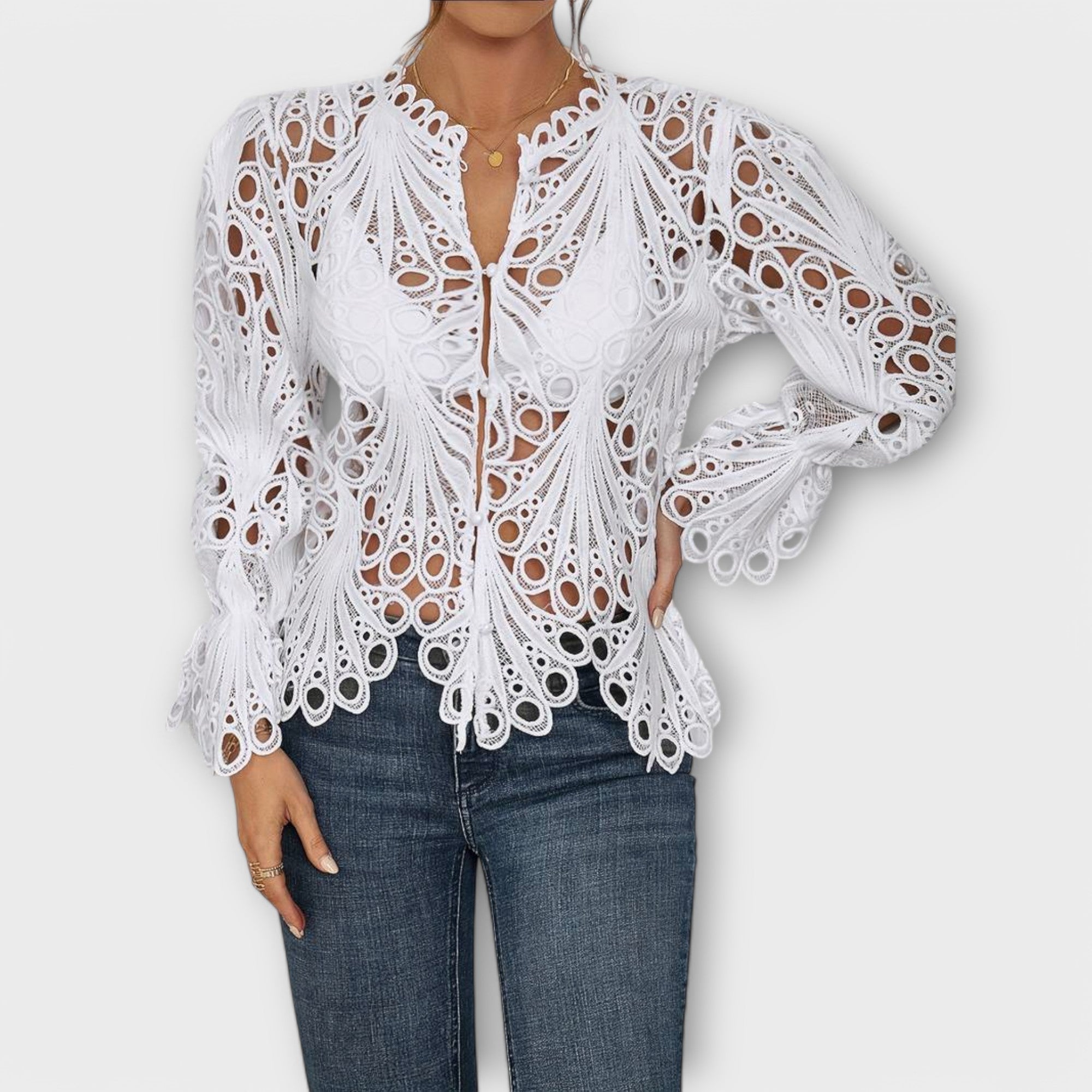 Aveline | Asymmetrical Blouse with Contemporary Style