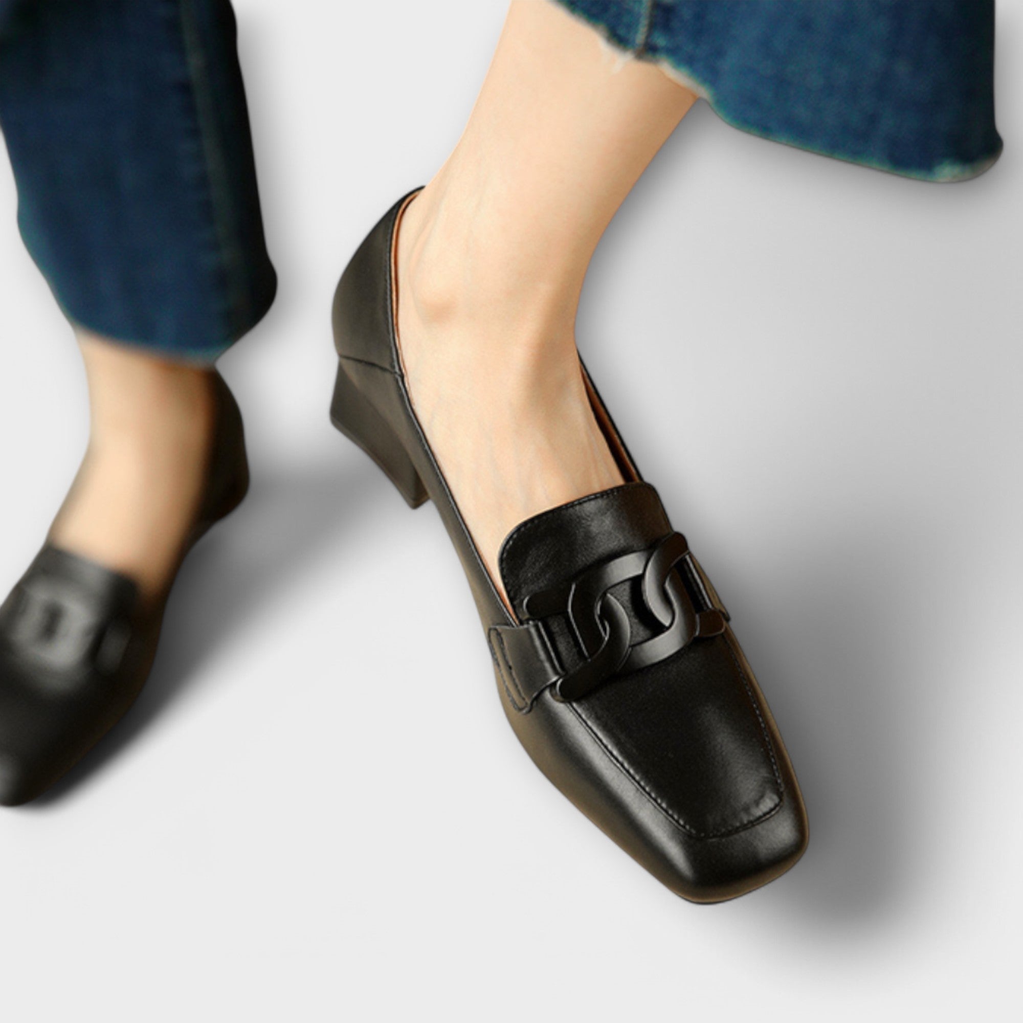 Velmira | Orthopedic Leather Slippers for Absolute Comfort