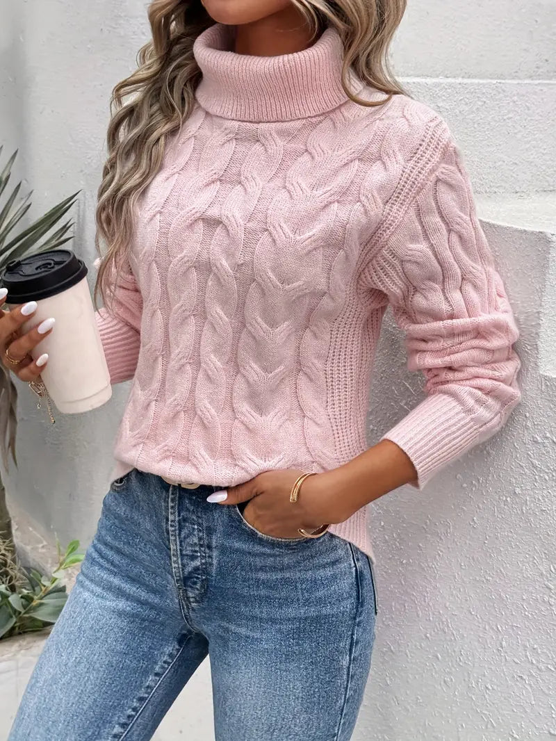 Armelle – Elegant & Comfortable Cable-Knit Sweater