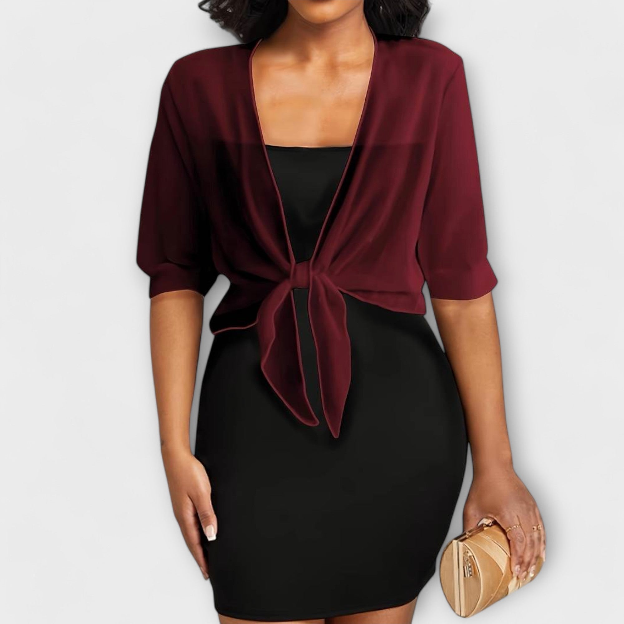 Amelise | Lightweight Open-Neckline Blouse