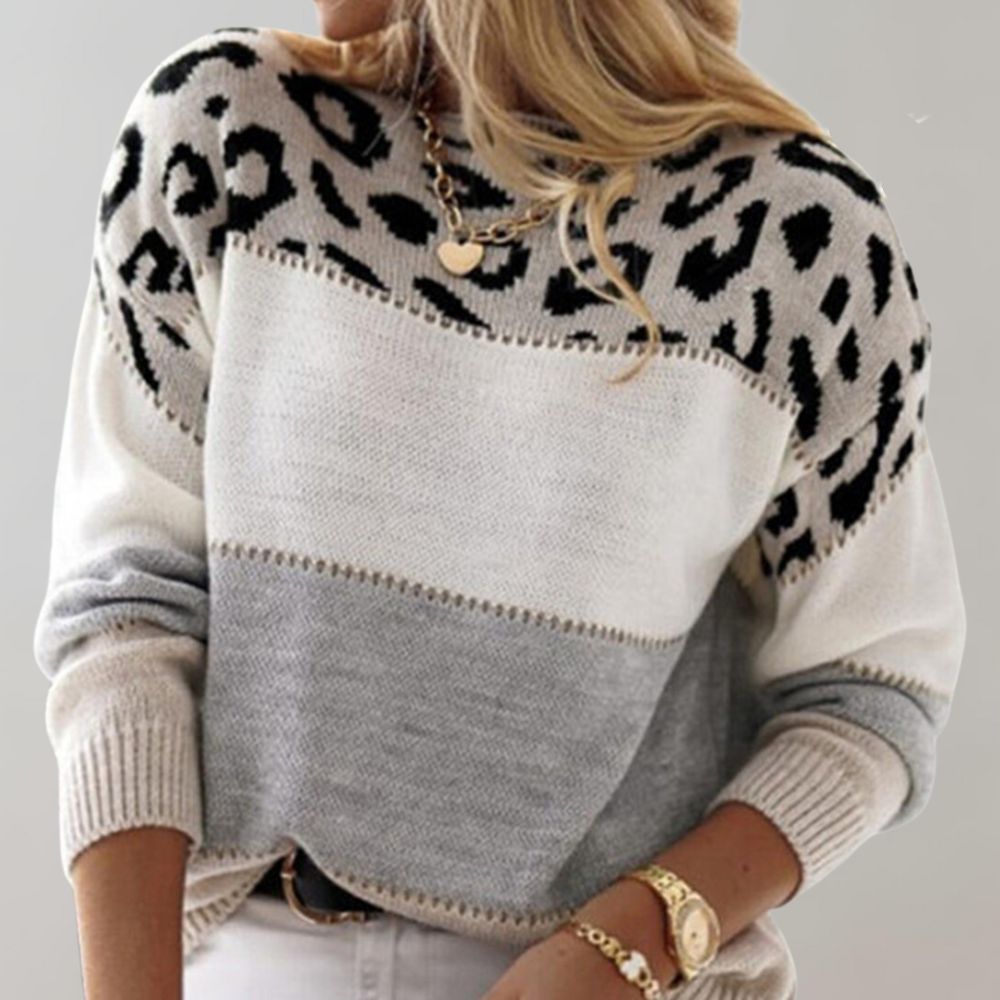 Cheyenne - Casual Leopard Print Hoodie