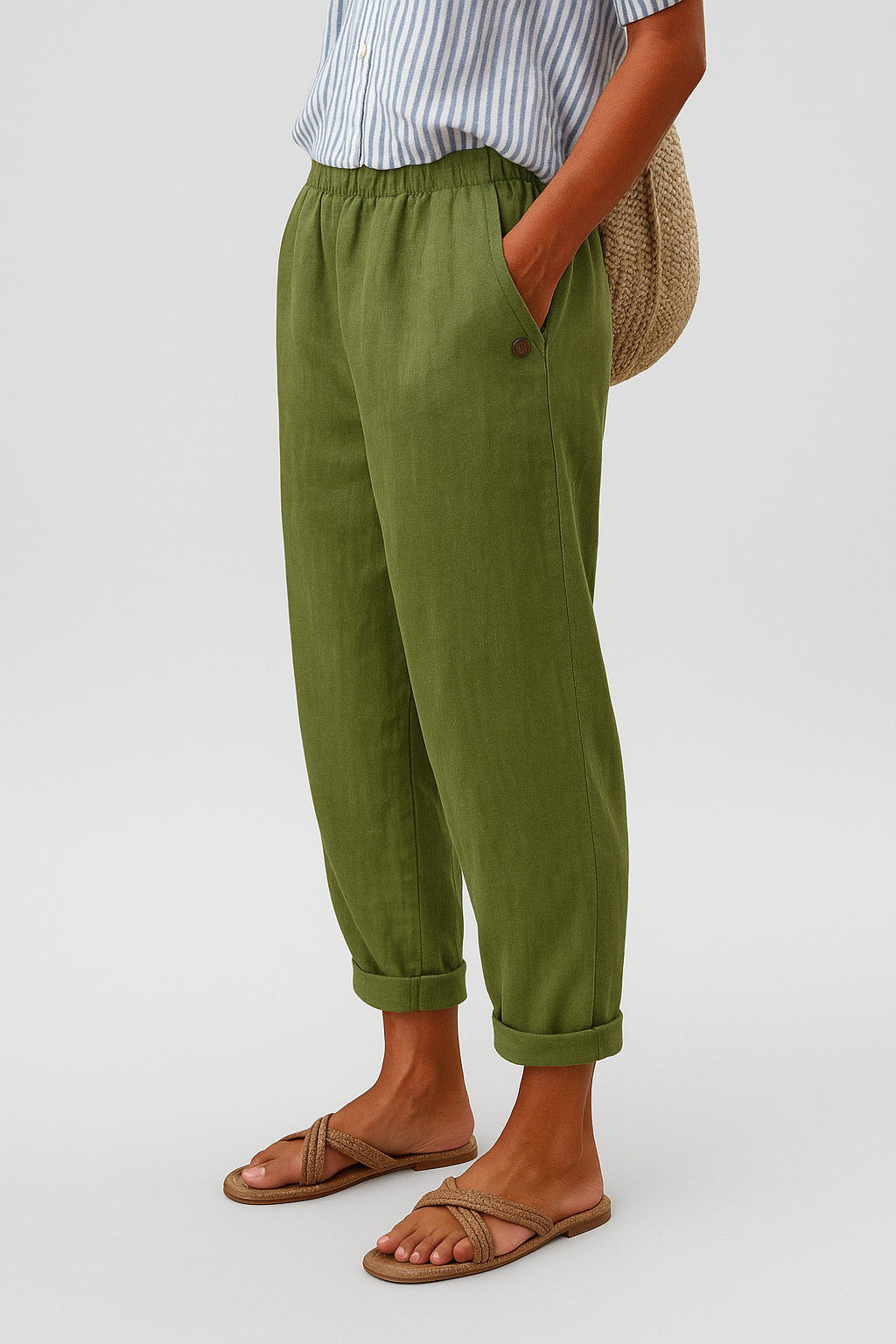 Cléa – Lightweight Pants with Side Pockets