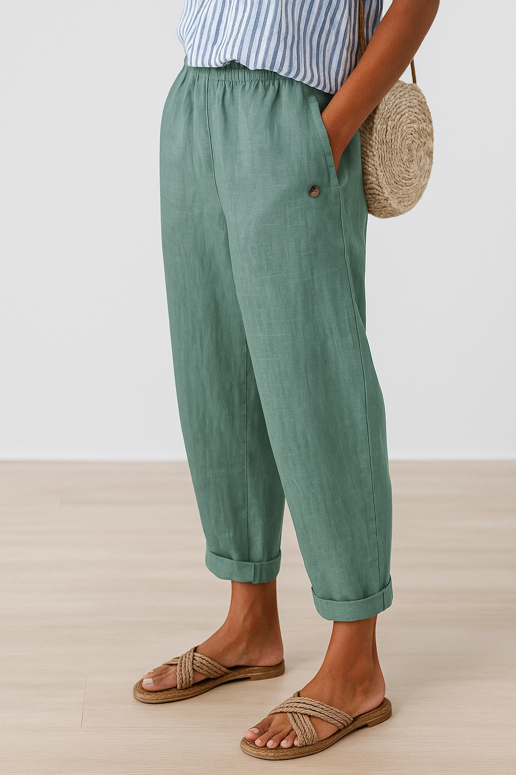 Cléa – Lightweight Pants with Side Pockets