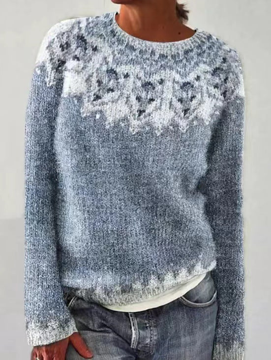 Soley - Multicolored Crew Neck Sweater