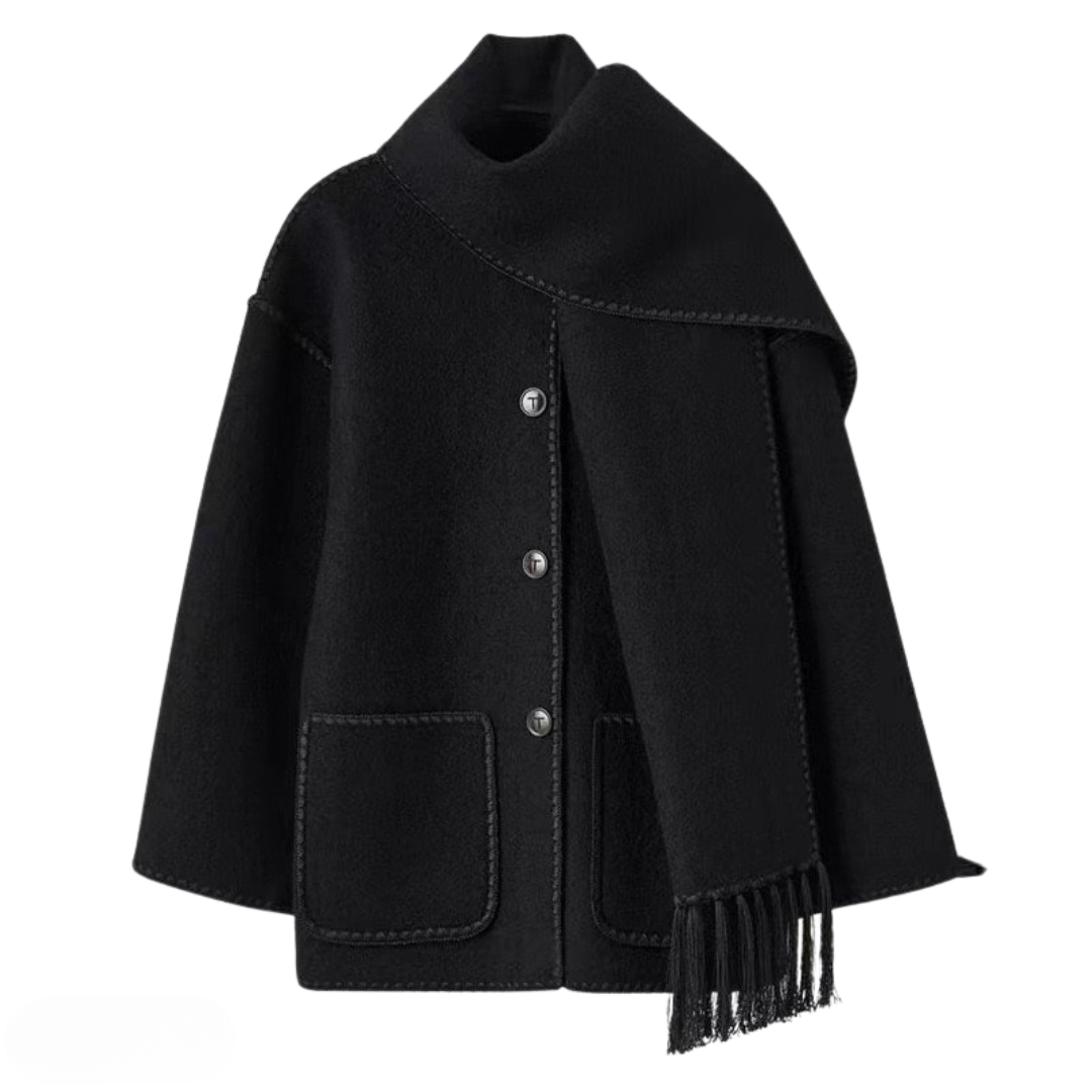 FREDERICA | Luxury coat with buttons