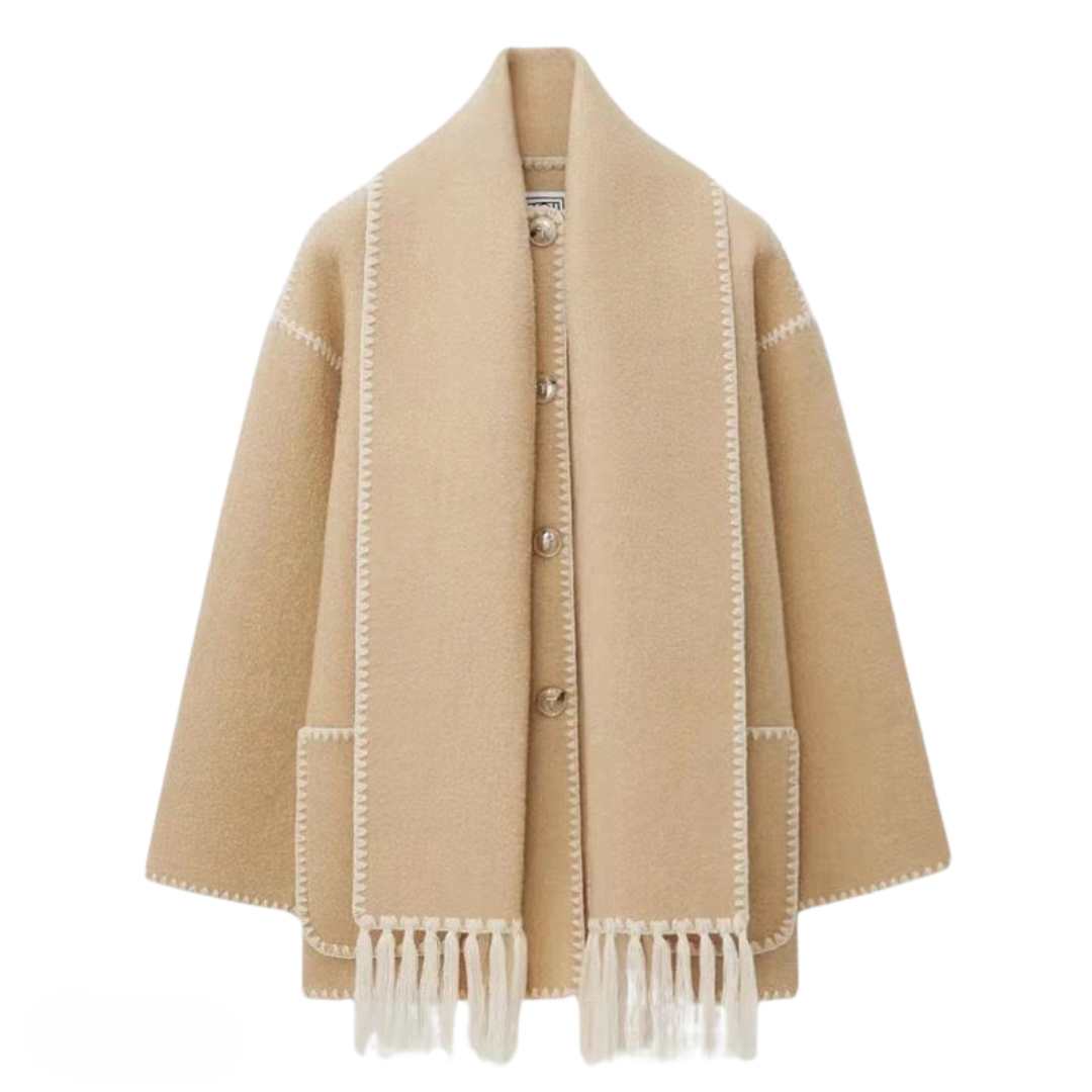FREDERICA | Luxury coat with buttons