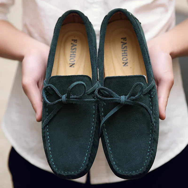 Summer moccasins in Suede