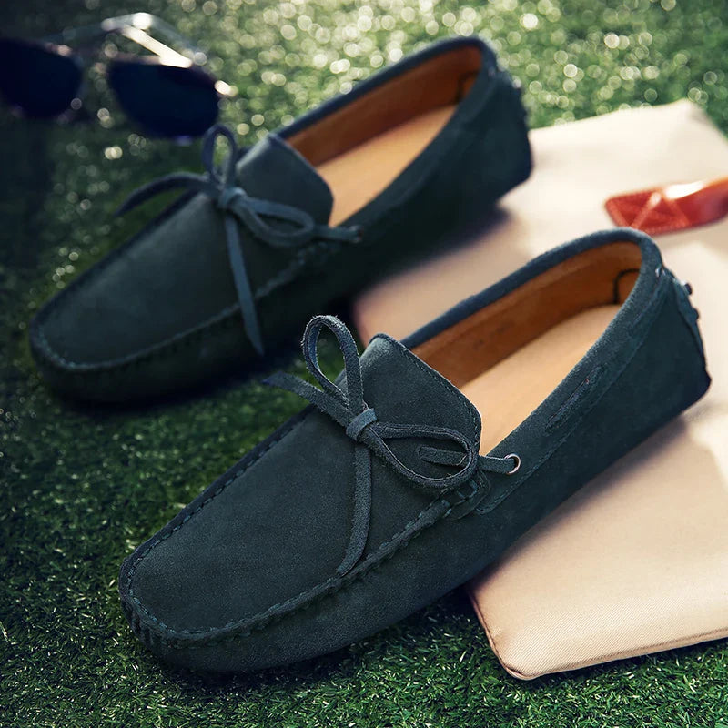 Summer moccasins in Suede