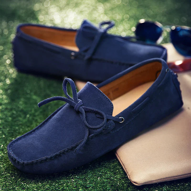 Summer moccasins in Suede