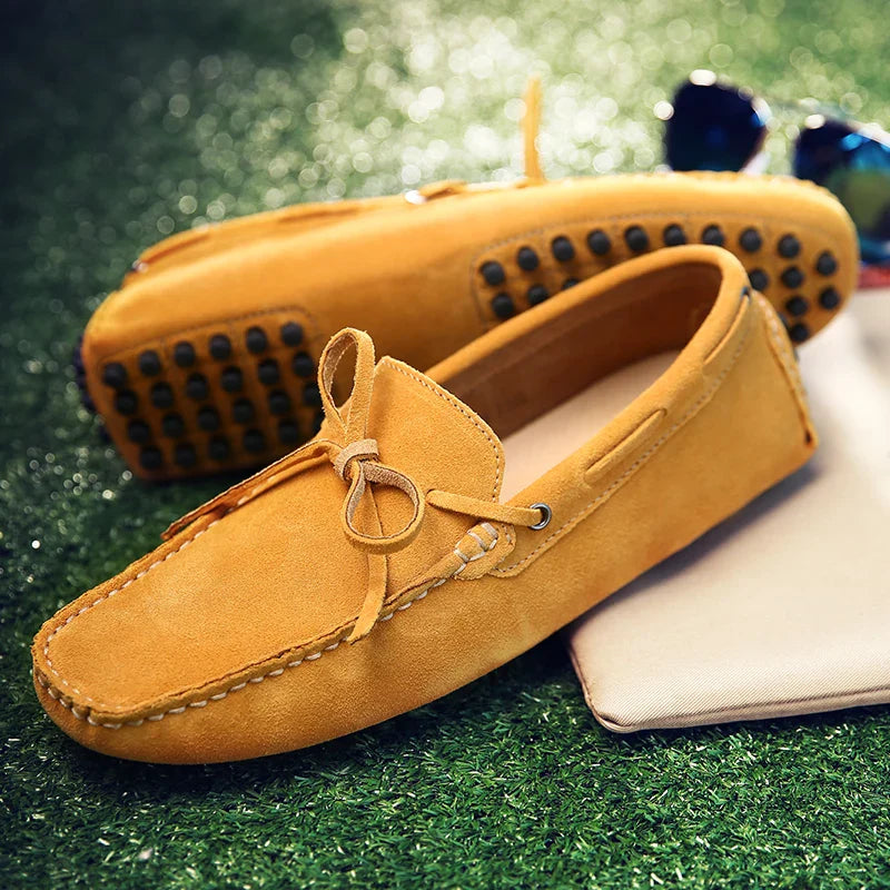 Summer moccasins in Suede