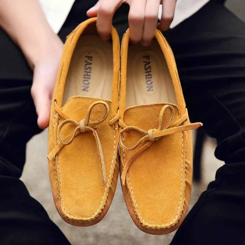 Summer moccasins in Suede