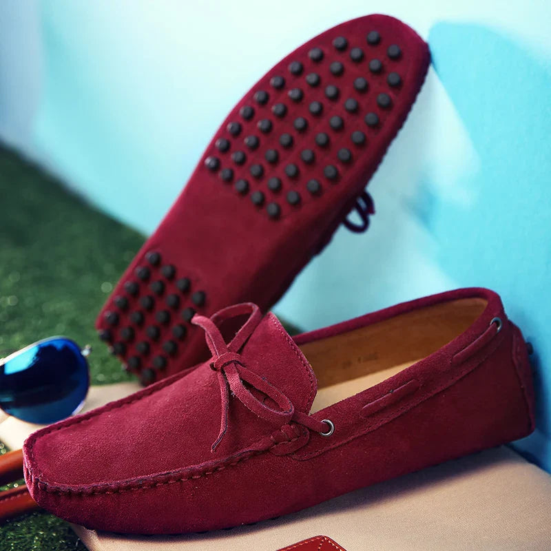 Summer moccasins in Suede