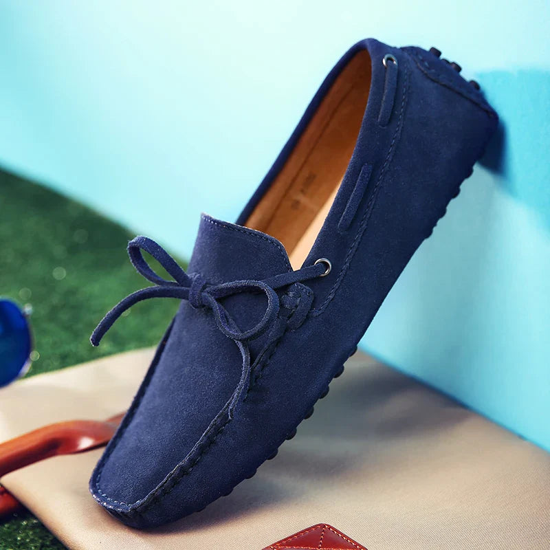 Summer moccasins in Suede