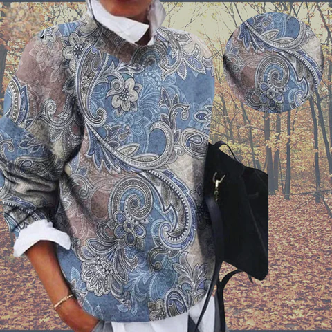 Jessie – Floral Print Sweater
