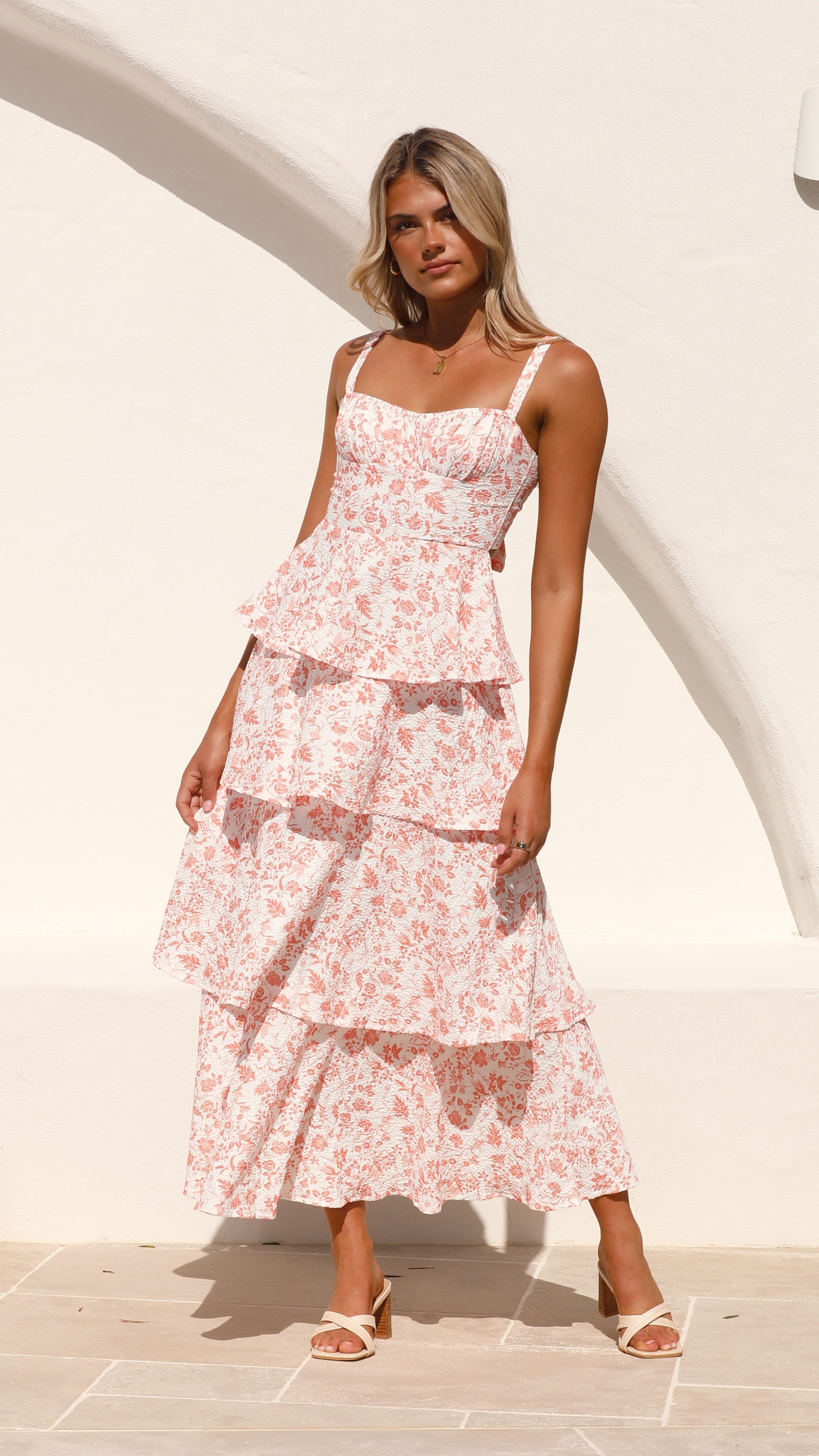 Élina – Romantic Floral Long Dress