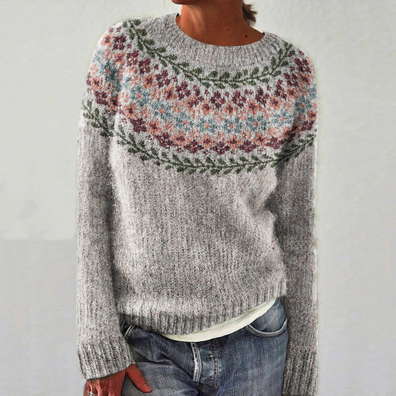 Soley - Multicolored Crew Neck Sweater