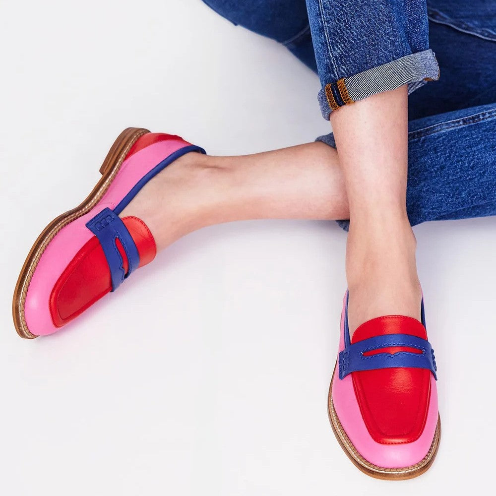Calista | Loafers with Sunny Printed Style