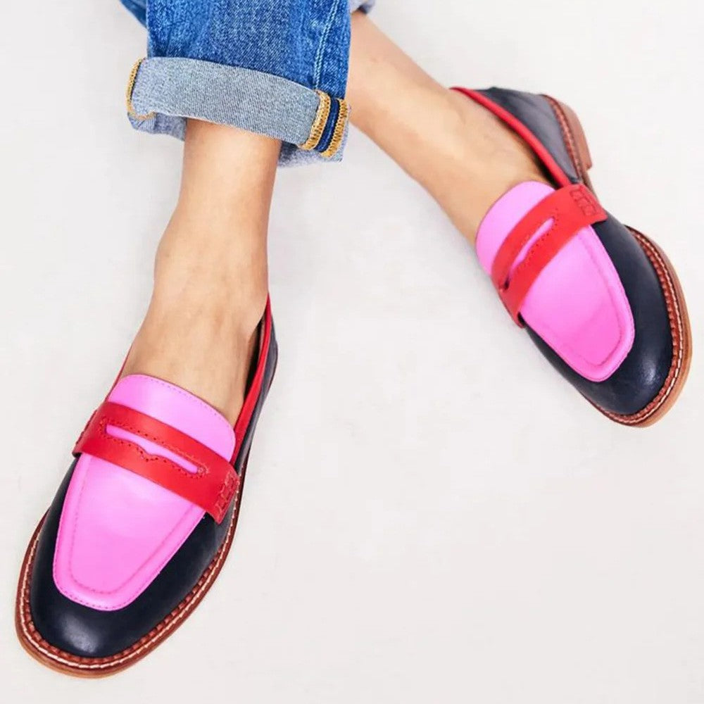 Calista | Loafers with Sunny Printed Style