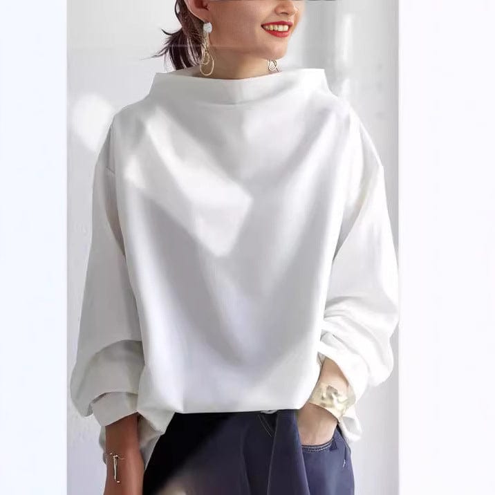 Elizabeth | Soft Knit High Neck Top
