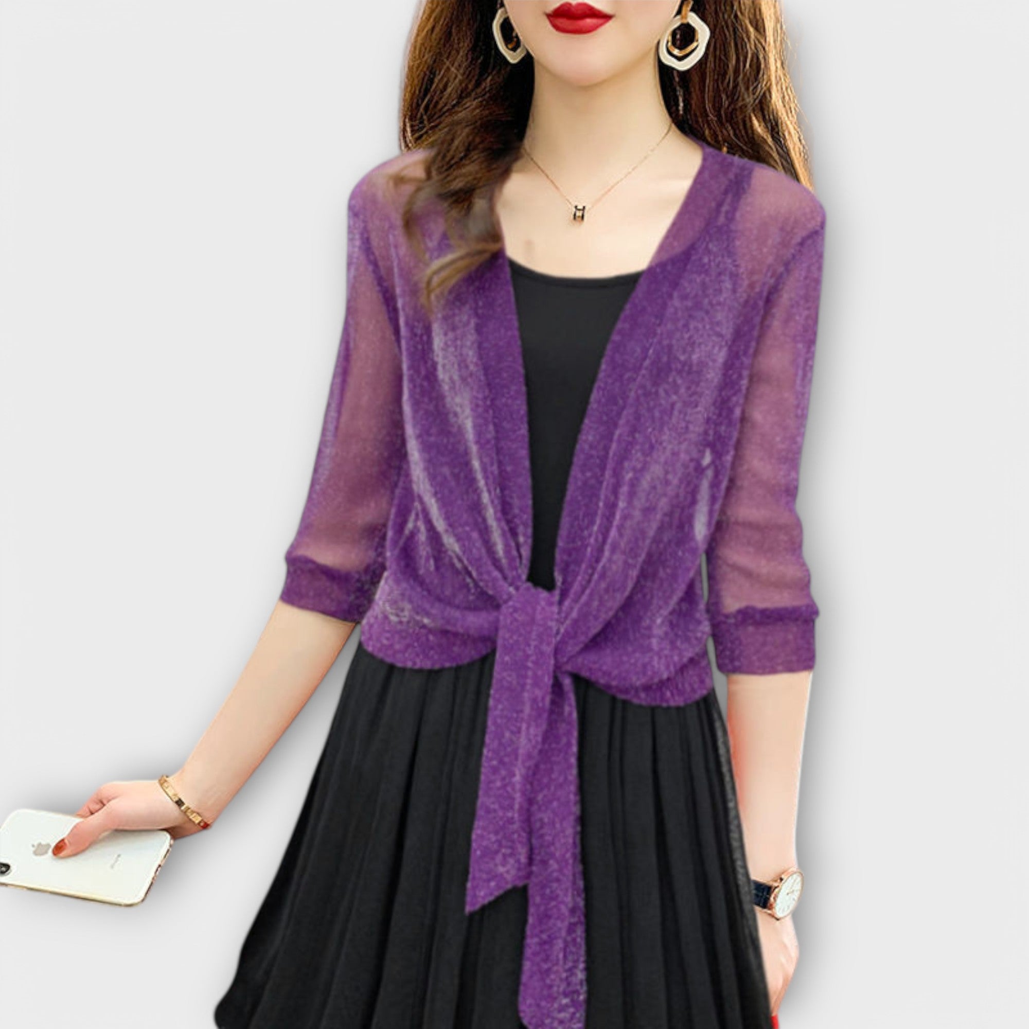 Amelise | Lightweight Open-Neckline Blouse