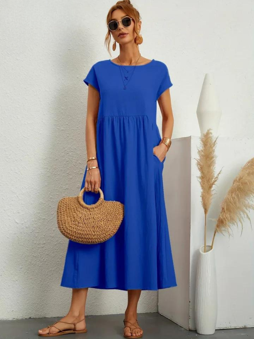 Maëline – Flowing summer dress in light cotton