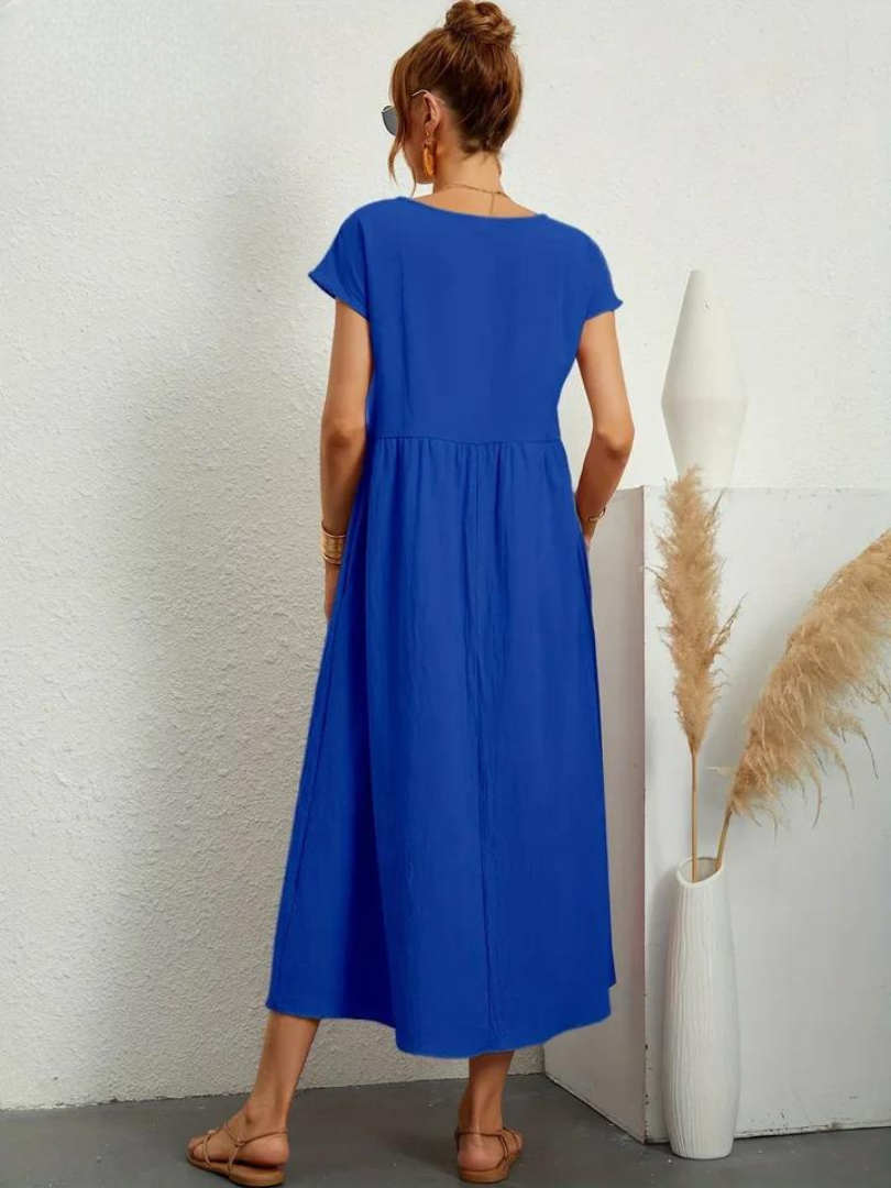 Maëline – Flowing summer dress in light cotton
