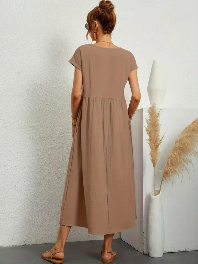 Maëline – Flowing summer dress in light cotton