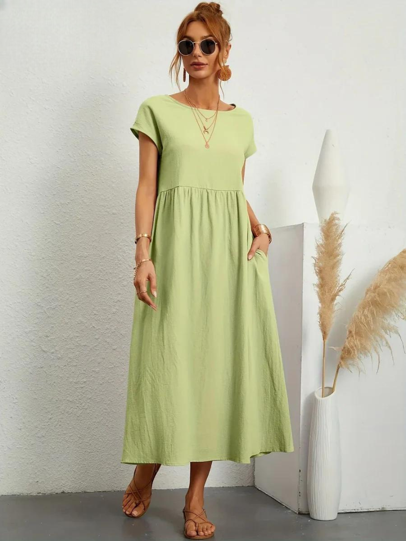 Maëline – Flowing summer dress in light cotton