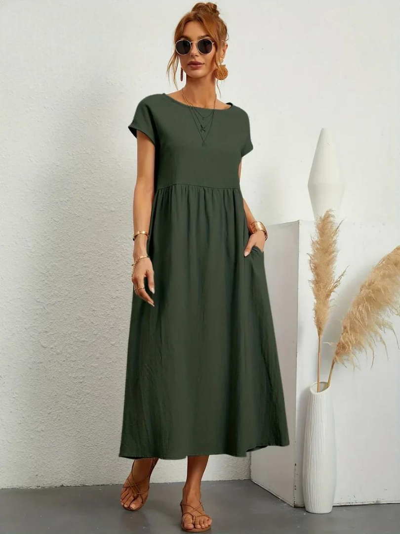 Maëline – Flowing summer dress in light cotton
