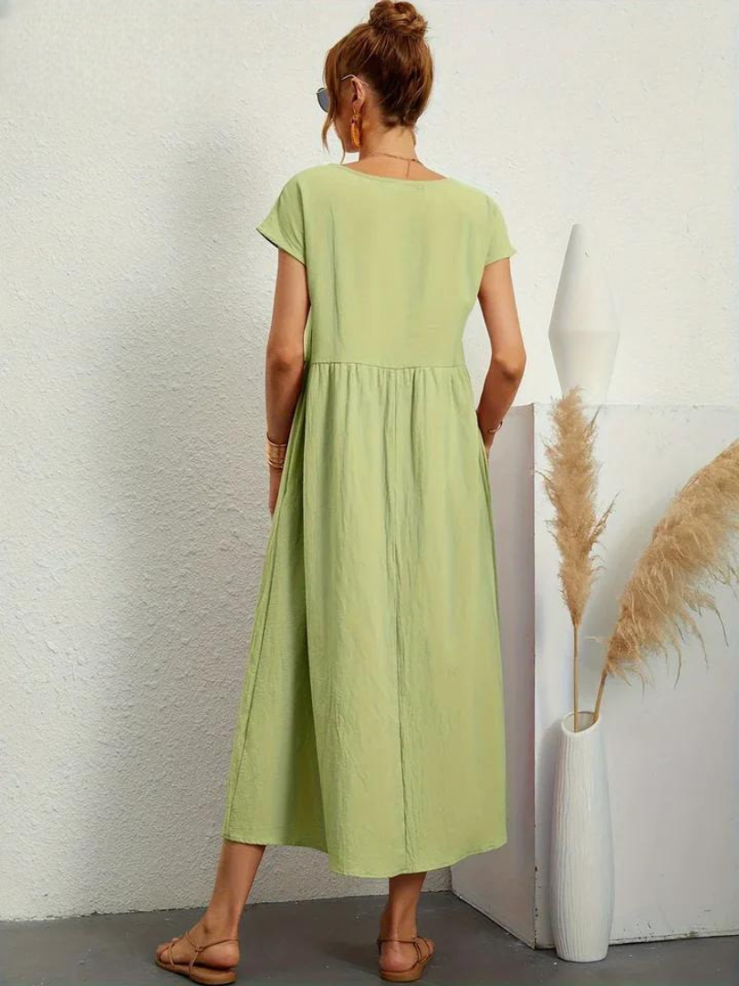 Maëline – Flowing summer dress in light cotton