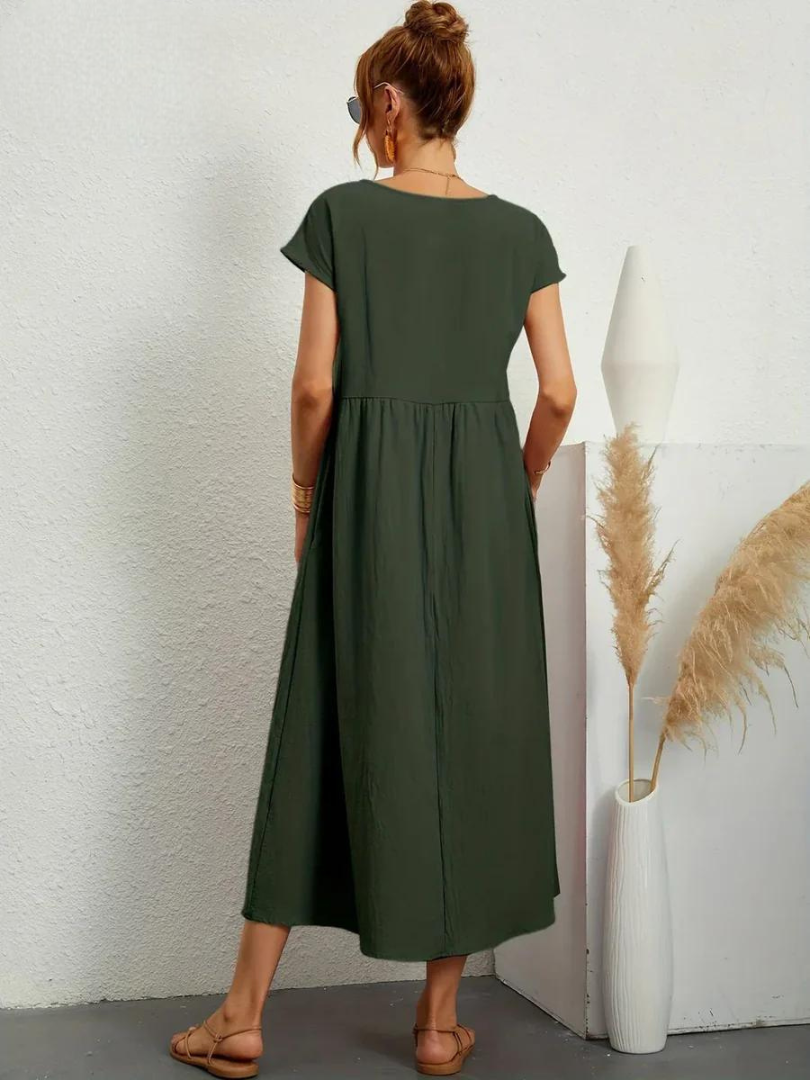 Maëline – Flowing summer dress in light cotton
