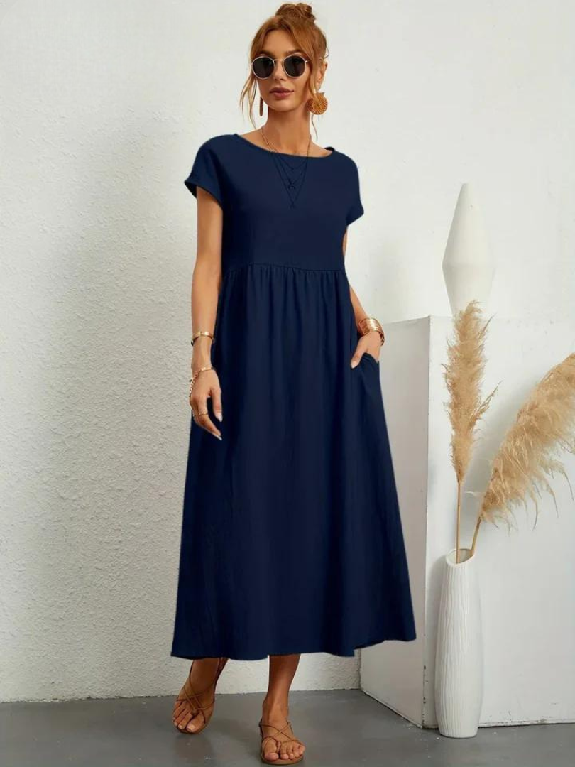 Maëline – Flowing summer dress in light cotton