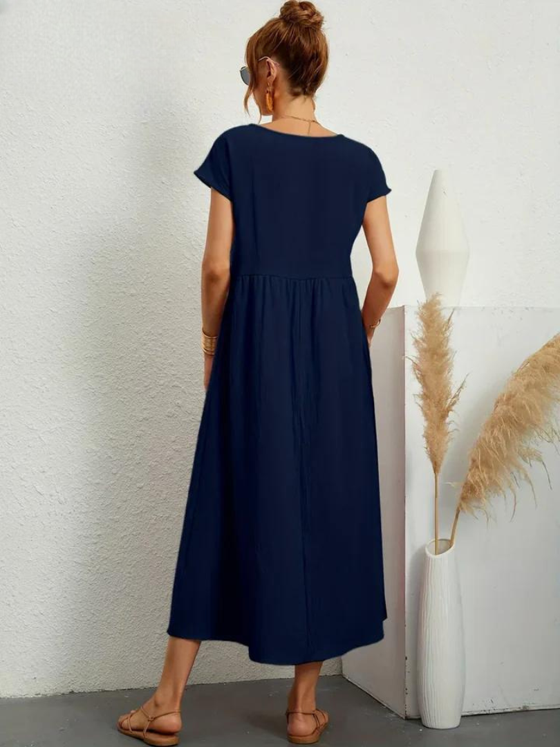 Maëline – Flowing summer dress in light cotton