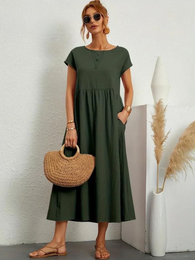 Maëline – Flowing summer dress in light cotton