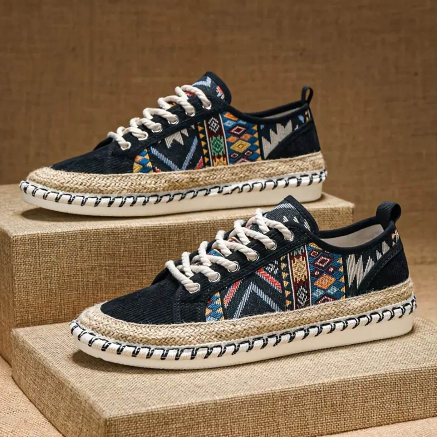 Navaro – Lightweight Graphic Pattern Sneakers