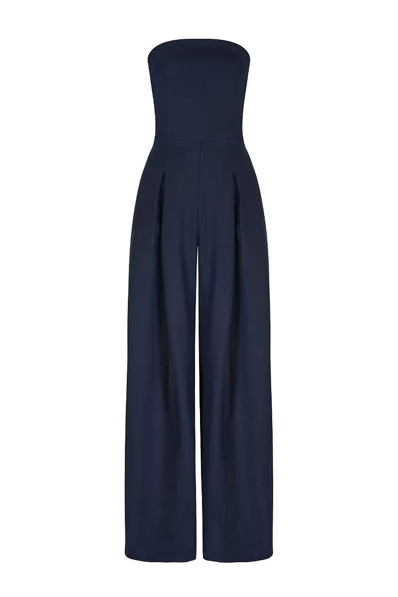 Serena – Elegant Strapless Jumpsuit