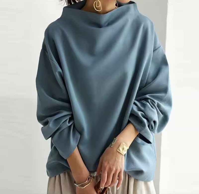 Elizabeth | Soft Knit High Neck Top