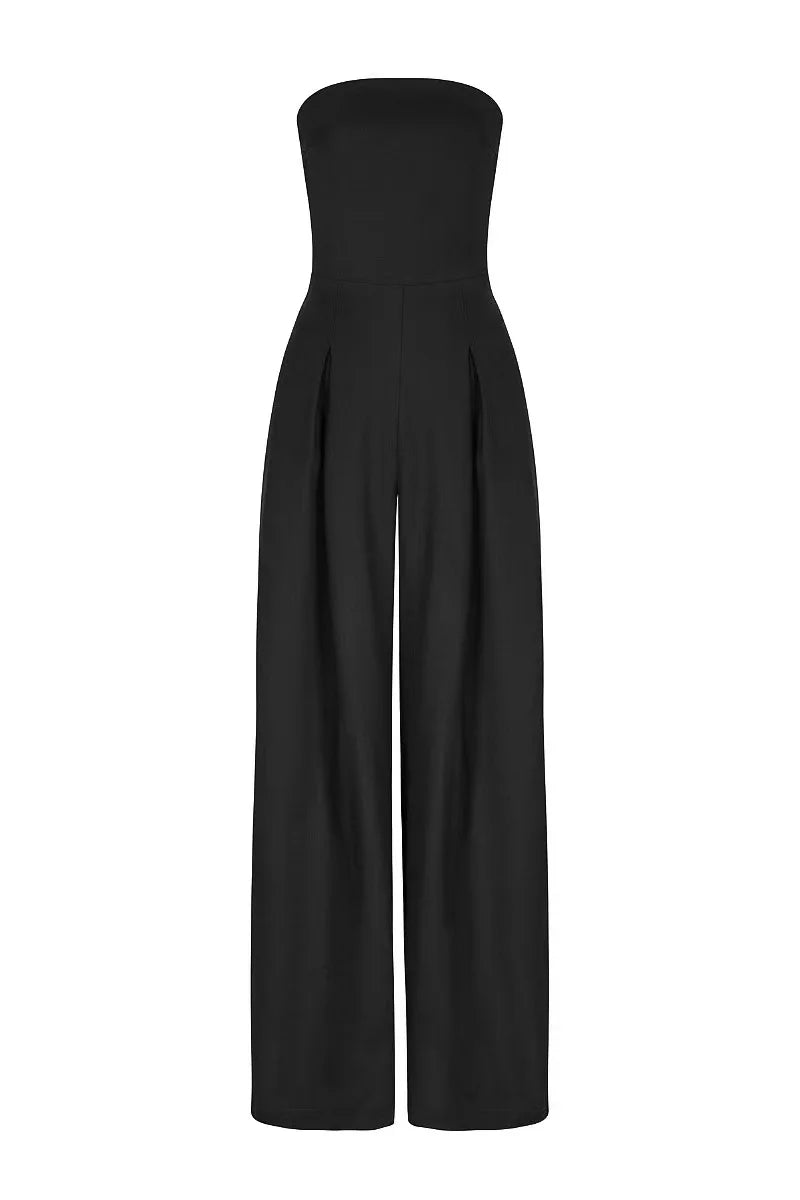 Serena – Elegant Strapless Jumpsuit