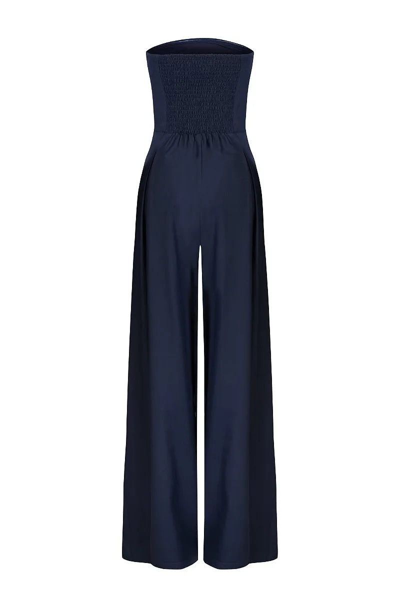 Serena – Elegant Strapless Jumpsuit