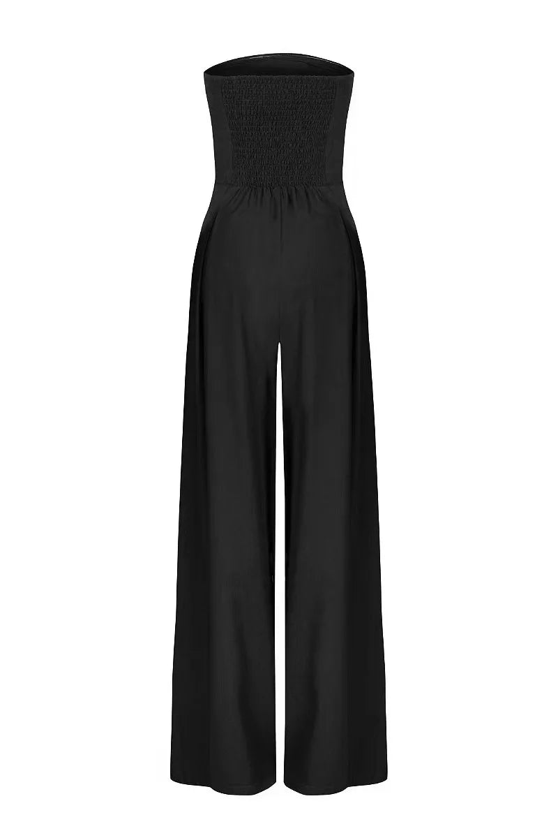 Serena – Elegant Strapless Jumpsuit