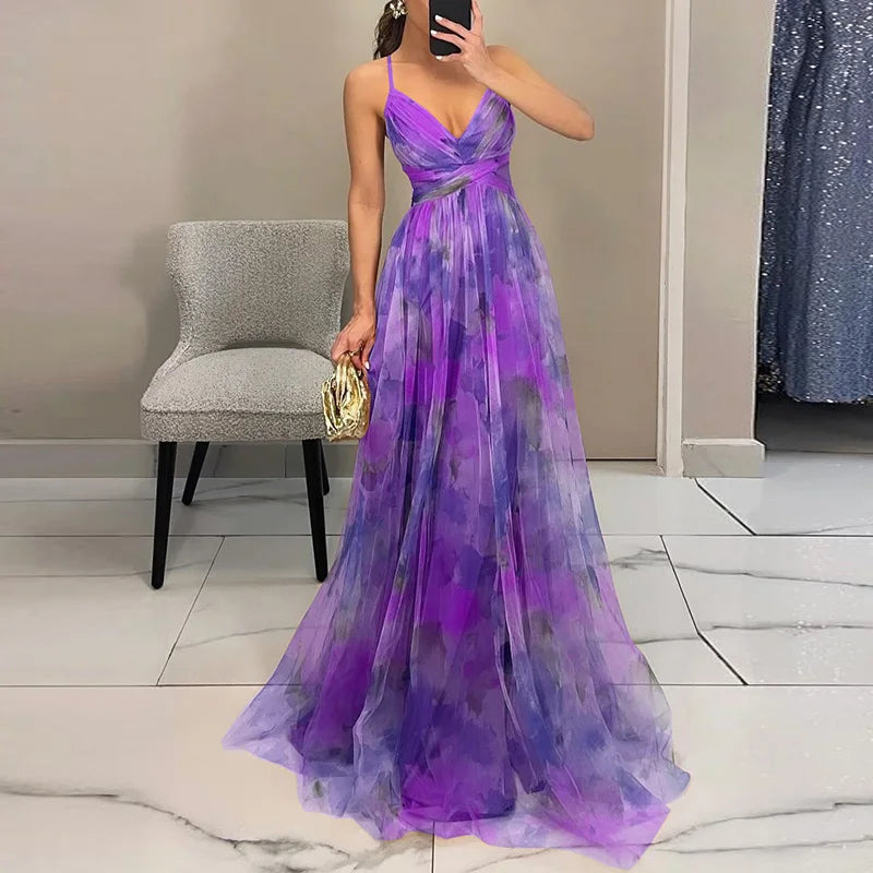 Amalya – Bohemian Floral Maxi Dress
