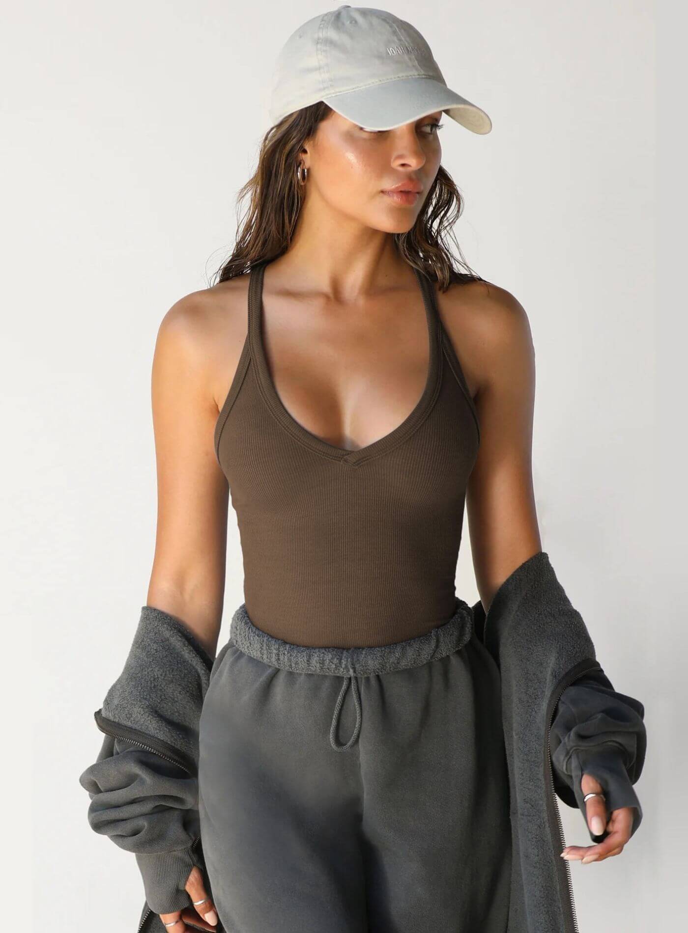 Ysaline – Deep V-Neck Tank Top