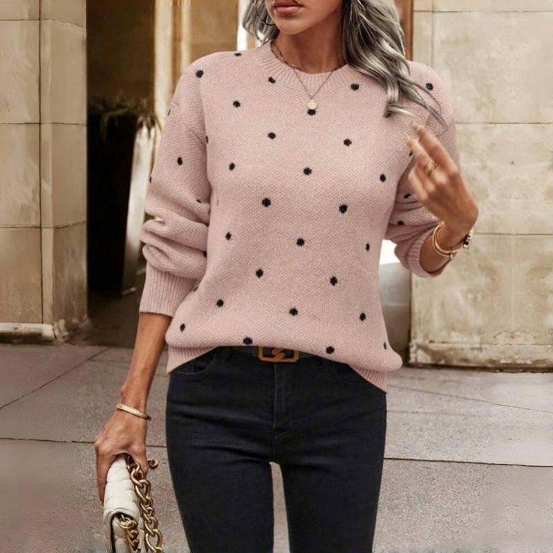 Nicole - Polka Dot Knit Sweater